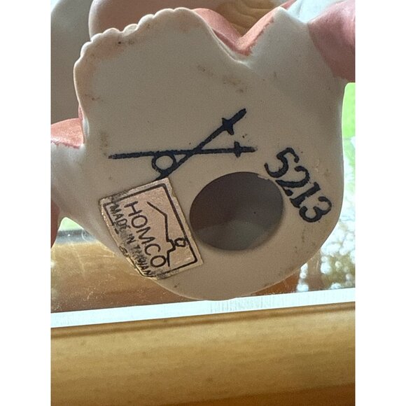 Vintage Homco Ceramic Pixie Elf Figurine Tabletop Sitter - Picture 5 of 5